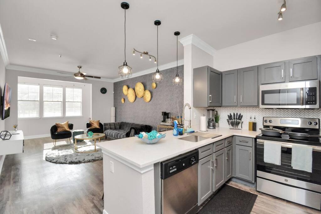 Luxury 1Br Apt ,Nrg ,Downtown ,Med Center,Galleria ヒューストン エクステリア 写真